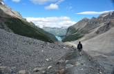 Voltando em direção à Tea House e ao Lake Louise, em Alberta, no Canadá